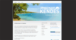 Desktop Screenshot of apartmani-kendes.com